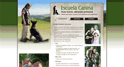 Desktop Screenshot of escuelacanina.net